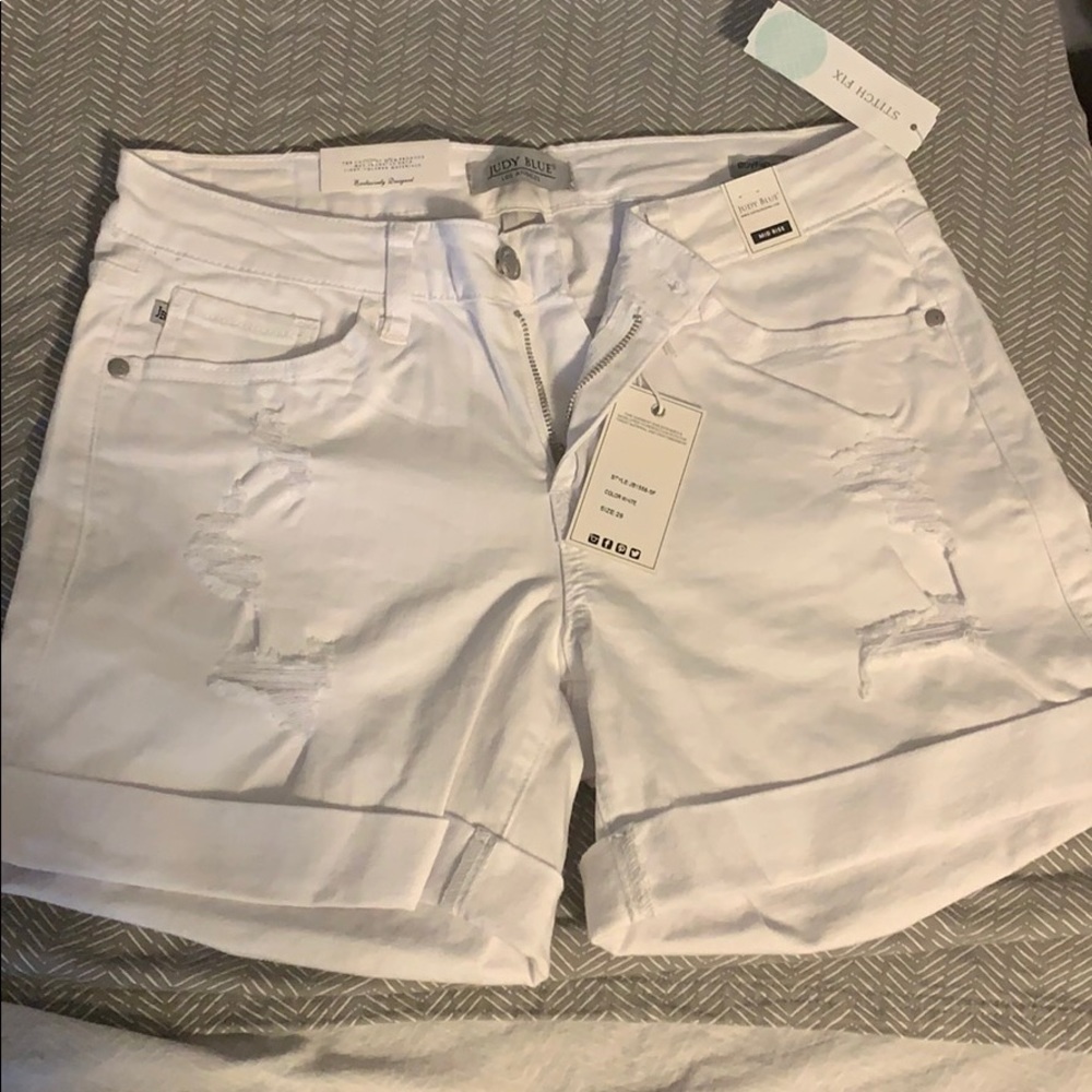 White shorts